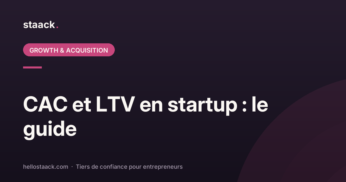 CAC et LTV en startup : le guide